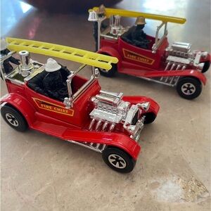 NEW, DTE, LESLEY, MATCHBOX SUPERKINGS, SK-53 Hot Fire Engines! 2 different ones